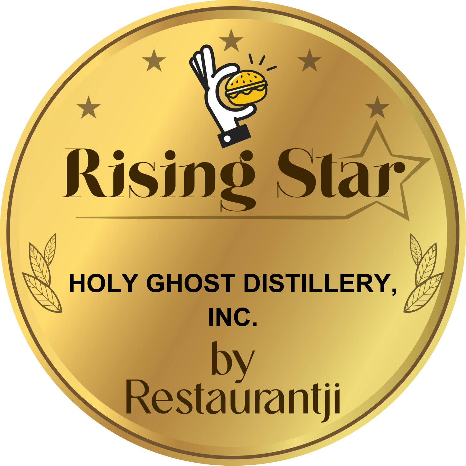 Holy Ghost Distillery, Inc. has earned accolades from Restaurantji - a user-friendly platform for discovering the finest local restaurants.